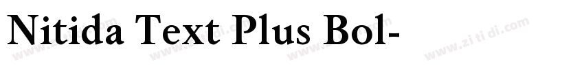Nitida Text Plus Bol字体转换 Nitida Text Plus Bol字体转换